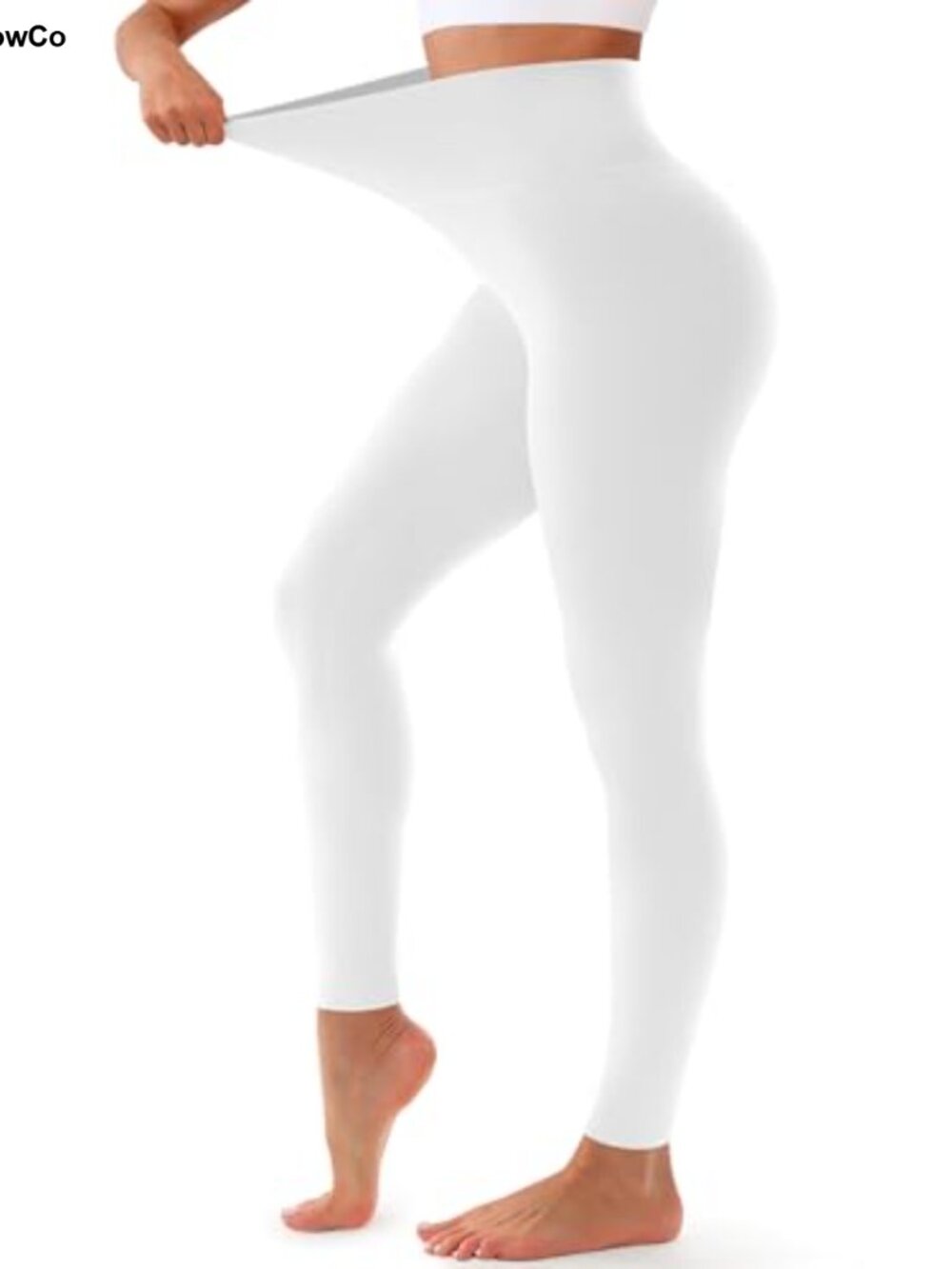 High Waisted Tummy Control Leggings for Women - Soft 4-Way Stretch Yoga Pants,